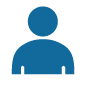 Blue Person Icon